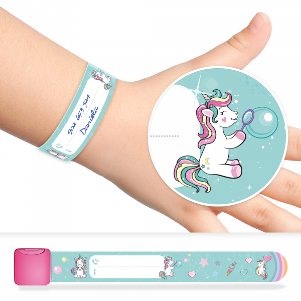 Si me pierdo pulsera infantil, pulsera teléfono infantil, pulsera