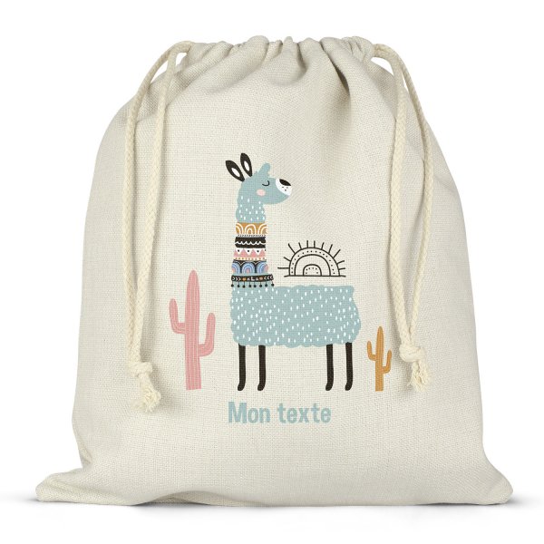 Mochila saco de cuerdas personalizable para la fiambrera - bento - fiambrera con diseño de llama